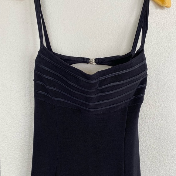 Tadashi full length black gown - Picture 2 of 8